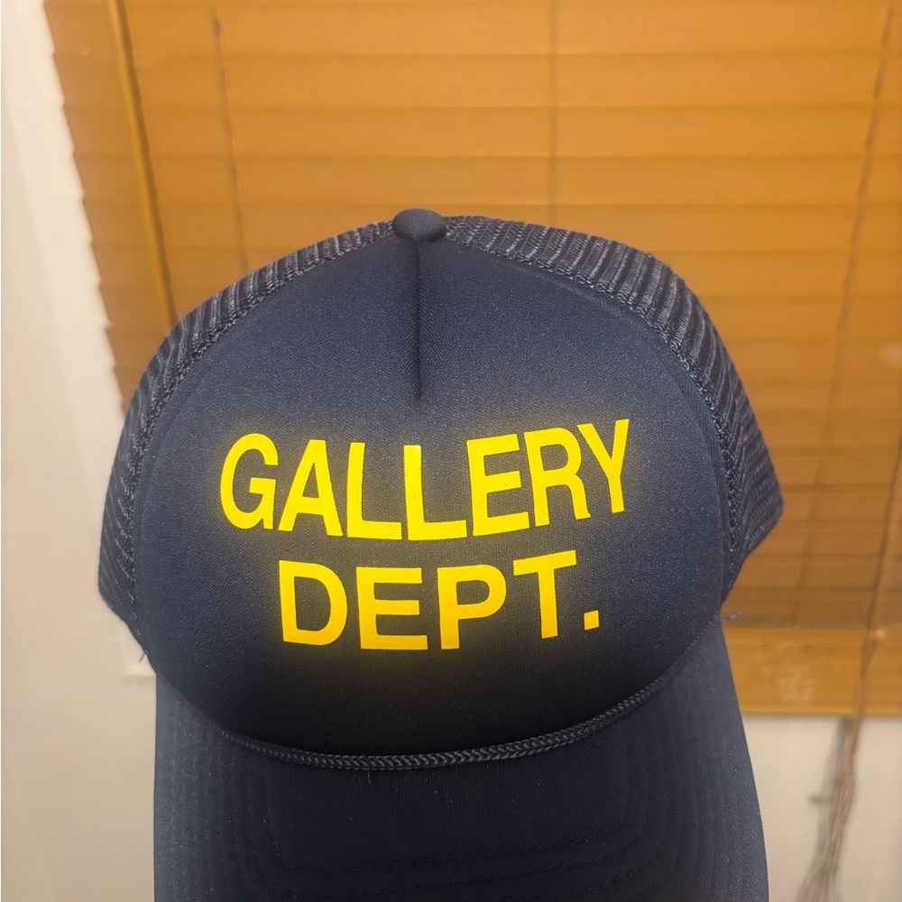 Gallery Dept. Navy Cap with Yellow Logo